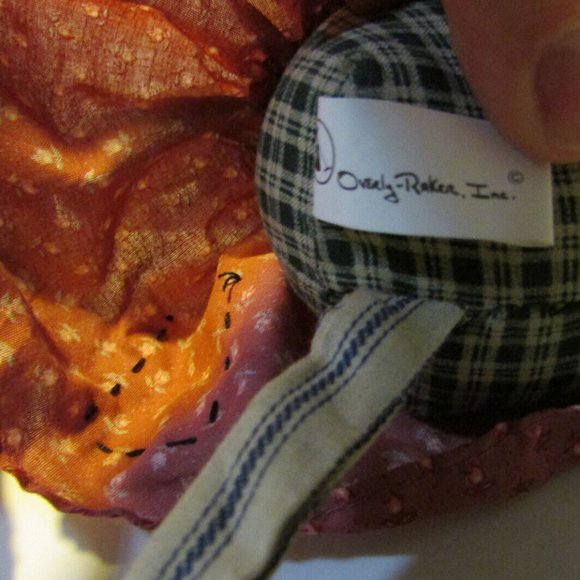 vtg Overly-Raker bunny rabbit couple shelf sitter Easter Bunkin countrycore - Picture 10 of 10